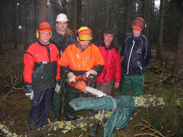 Kettensägenausbildung 2006