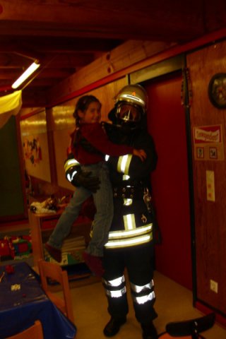 Brandschutzerziehung im Spatzennest