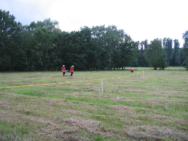 Gefahrgutübung - PKW Unfall zwischen Bode und Brockhöfe - Gefahrgutübung - PKW Unfall zwischen Bode und Brockhöfe -