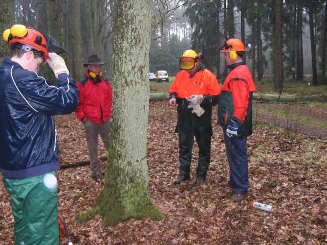 Kettensägenausbildung 2006 Kettensägenausbildung 2006