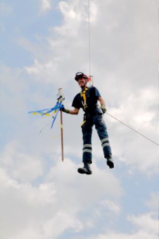 Fackelübergabe an den TSV Wriedel Fackelübergabe an den TSV Wriedel