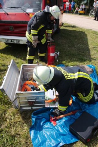 Fackelübergabe an den TSV Wriedel Fackelübergabe an den TSV Wriedel