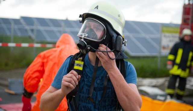Gefahrgutzugübung in Ebstorf Gefahrgutzugübung in Ebstorf