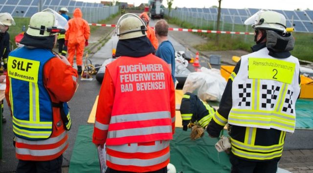 Gefahrgutzugübung in Ebstorf Gefahrgutzugübung in Ebstorf