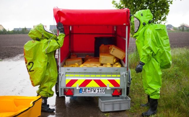 Gefahrgutzugübung in Ebstorf Gefahrgutzugübung in Ebstorf
