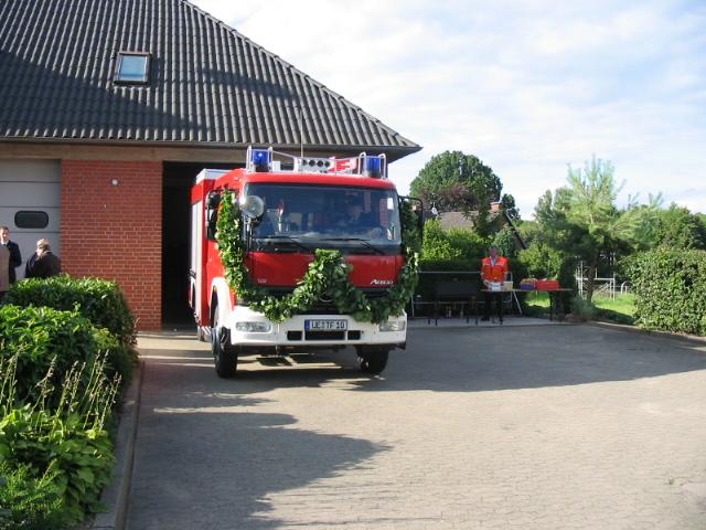 Indienststellung TLF 20/30 Indienststellung TLF 20/30