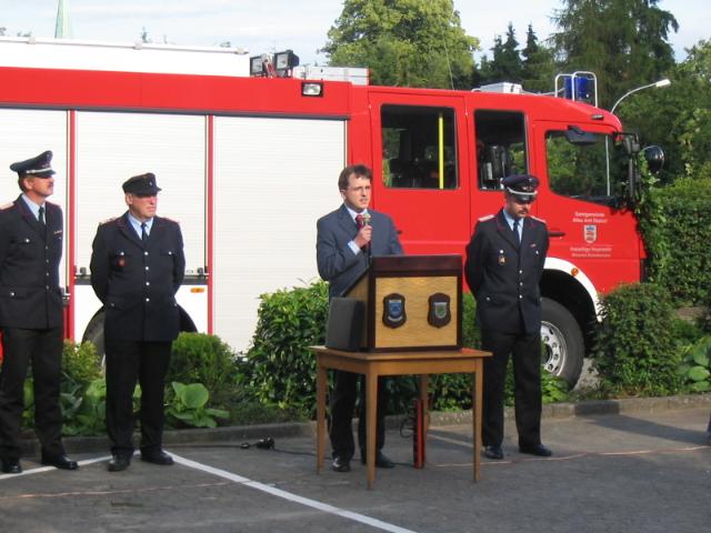 Indienststellung TLF 20/30 Indienststellung TLF 20/30