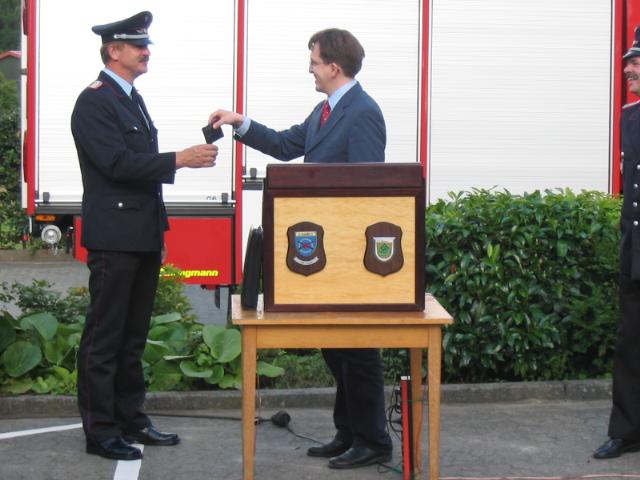 Indienststellung TLF 20/30 Indienststellung TLF 20/30