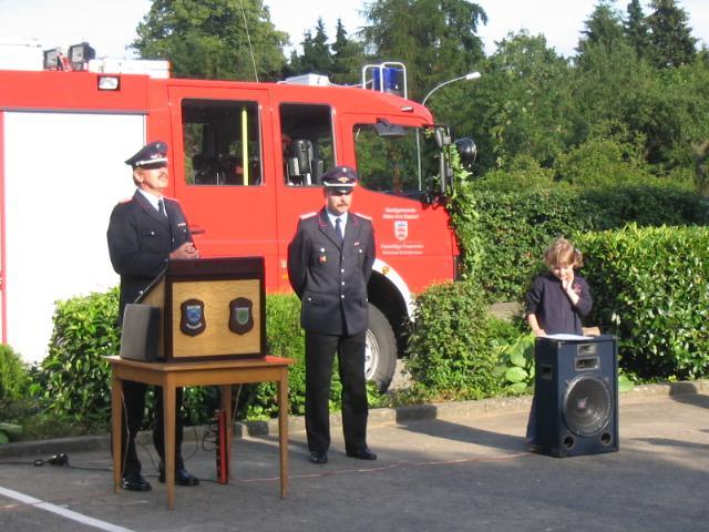 Indienststellung TLF 20/30 Indienststellung TLF 20/30