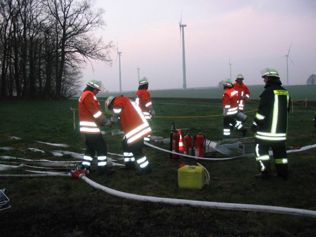 Gefahrgutübung in Wriedel