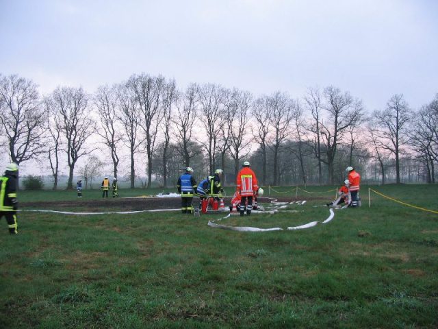 Gefahrgutübung in Wriedel