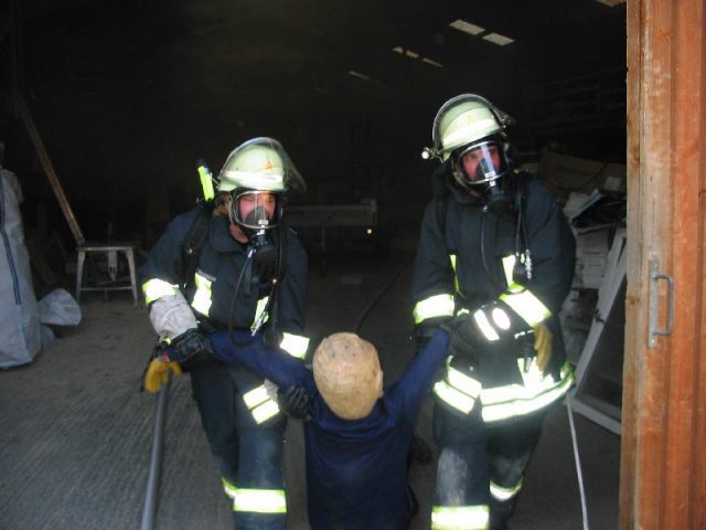 Alarmübung in Schatensen