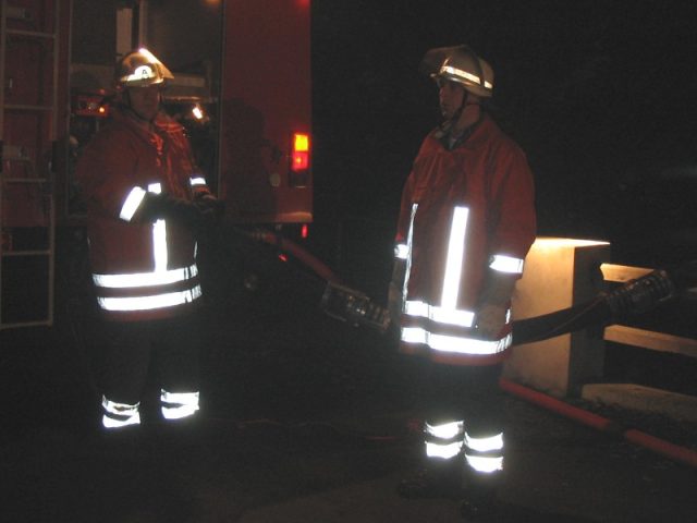 Gemeinsame Übung mit dem II Zug der FF Munster