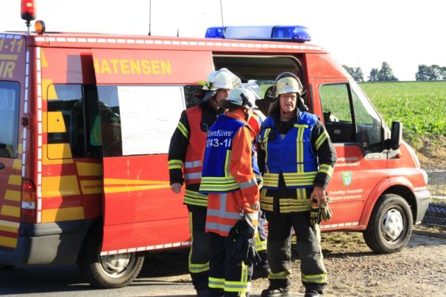 Gefahrgutzug Nord Übung in Holthusen ! Gefahrgutzug Nord Übung in Holthusen !