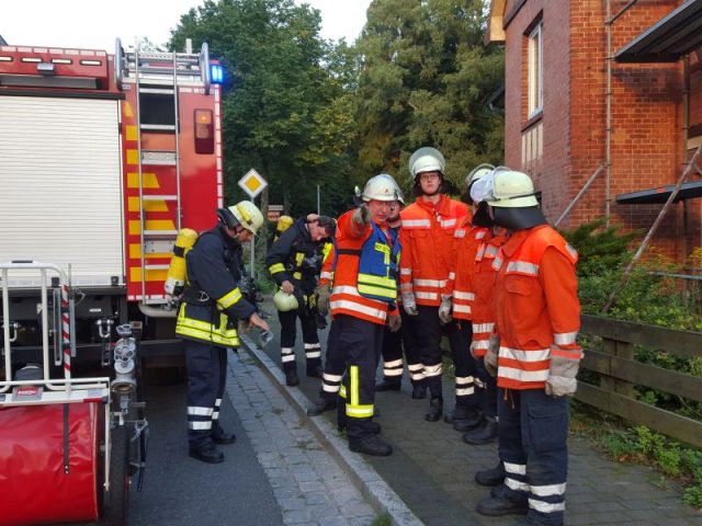 Einsatzübung in Wriedel am 31.08.2015