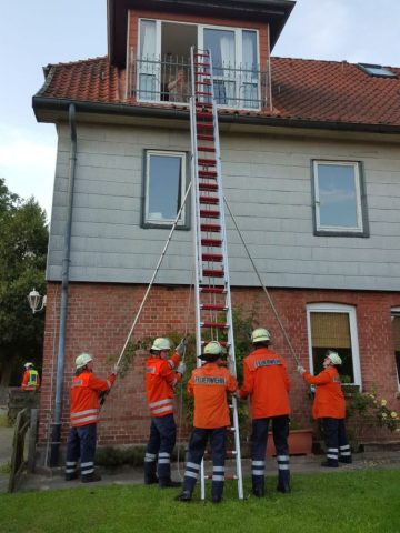 Einsatzübung in Wriedel am 31.08.2015