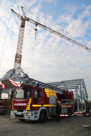 Absturzsicherung über am Baukran in Wriedel Absturzsicherung über am Baukran in Wriedel