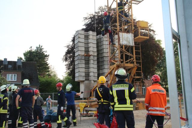 Absturzsicherung über am Baukran in Wriedel Absturzsicherung über am Baukran in Wriedel