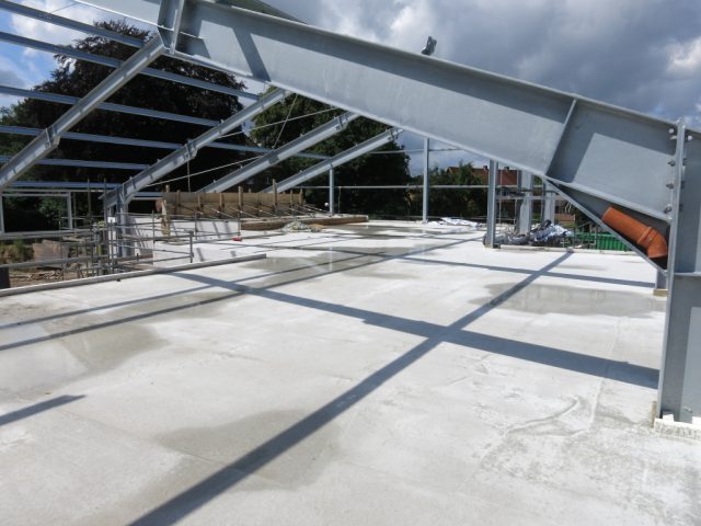 Gerätehaus Neubau Stand Herbst 2016