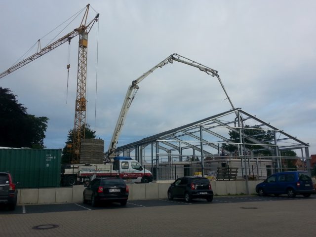 Gerätehaus Neubau Stand Herbst 2016