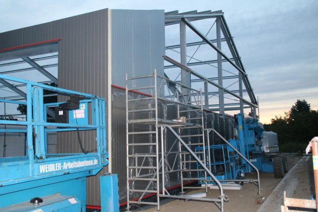 Gerätehaus Neubau Stand Herbst 2016