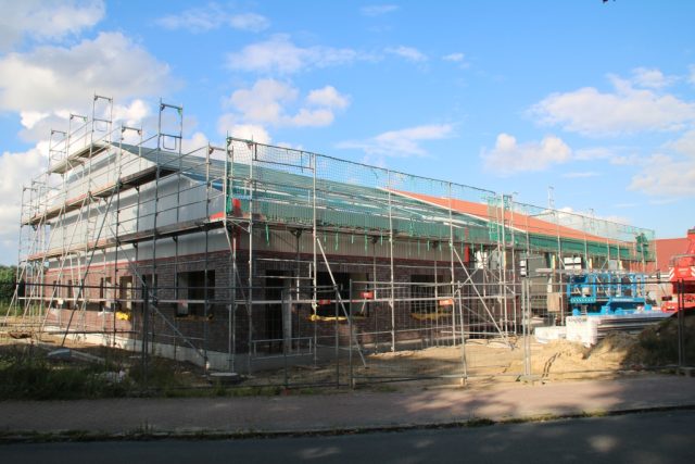Gerätehaus Neubau Stand Herbst 2016