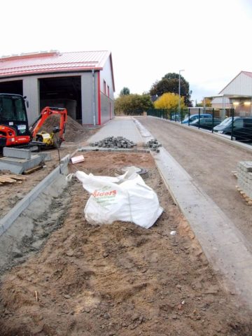 Gerätehaus Neubau Stand Frühjahr 2017