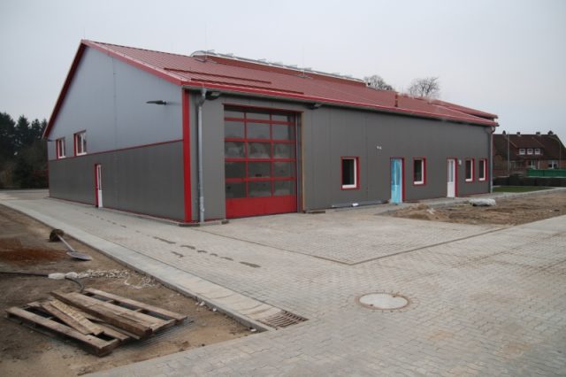 Gerätehaus Neubau Stand Frühjahr 2017