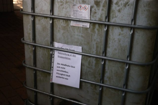 Übung Gefahrgutzug in Brockhöfe Übung Gefahrgutzug in Brockhöfe