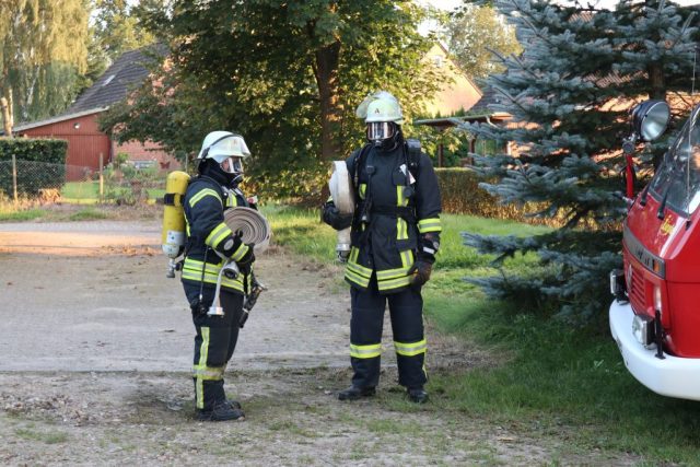 Übung Gefahrgutzug in Brockhöfe Übung Gefahrgutzug in Brockhöfe