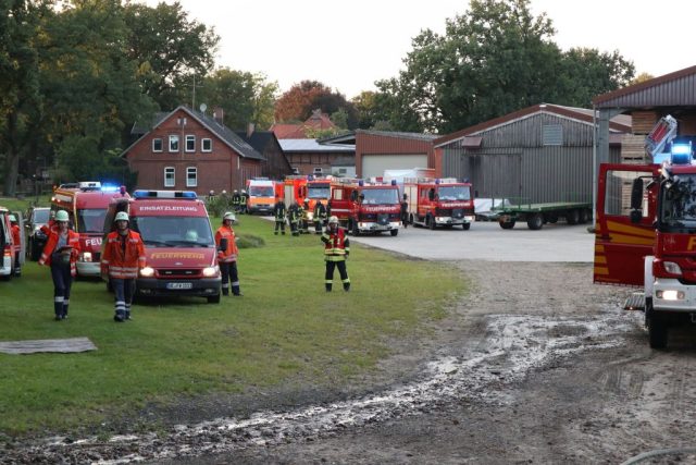 Übung Gefahrgutzug in Brockhöfe Übung Gefahrgutzug in Brockhöfe