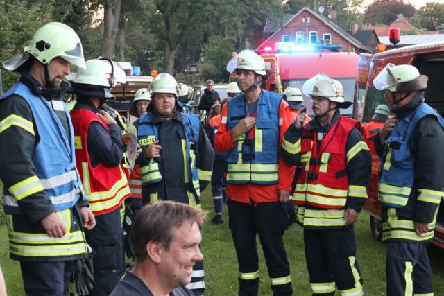 Übung Gefahrgutzug in Brockhöfe Übung Gefahrgutzug in Brockhöfe