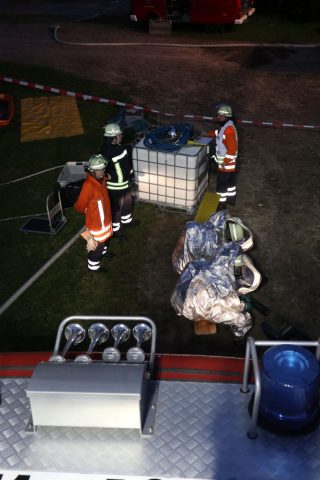 Übung Gefahrgutzug in Brockhöfe Übung Gefahrgutzug in Brockhöfe