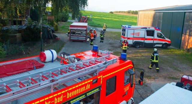 Alarm Übung Gefahrgutzug Nord in Barum Alarm Übung Gefahrgutzug Nord in Barum