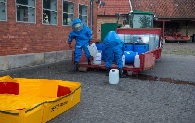 Alarm Übung Gefahrgutzug Nord in Barum Alarm Übung Gefahrgutzug Nord in Barum