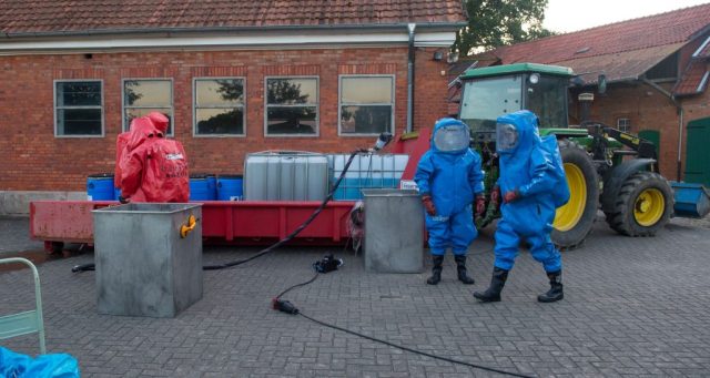 Alarm Übung Gefahrgutzug Nord in Barum Alarm Übung Gefahrgutzug Nord in Barum