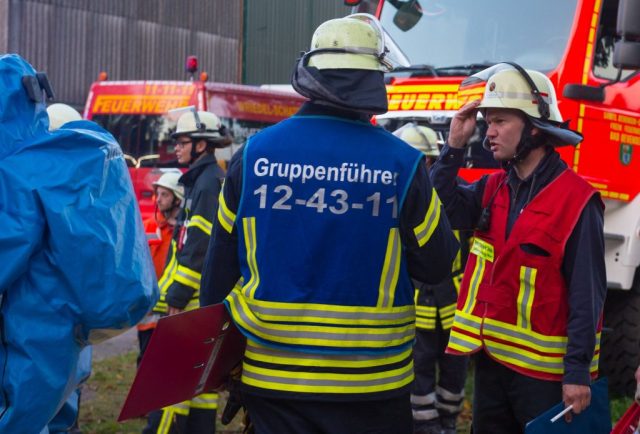 Alarm Übung Gefahrgutzug Nord in Barum Alarm Übung Gefahrgutzug Nord in Barum