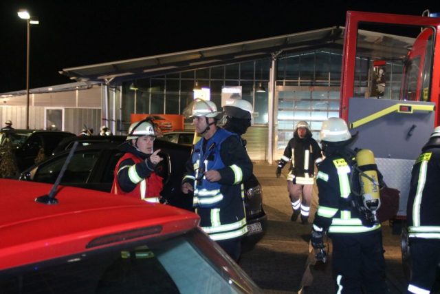 Übung der Ii Gruppe mit der Feuerwehr Munster Übung der Ii Gruppe mit der Feuerwehr Munster