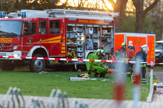 Gefahrgutzug Nord übt in Bienenbüttel Gefahrgutzug Nord übt in Bienenbüttel