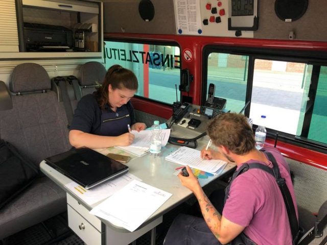 Kommunikationsgruppe übt in Wriedel Kommunikationsgruppe übt in Wriedel