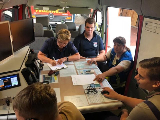 Kommunikationsgruppe übt in Wriedel Kommunikationsgruppe übt in Wriedel