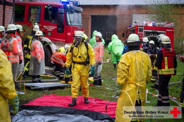 Gefahrgutübung Nienbüttel