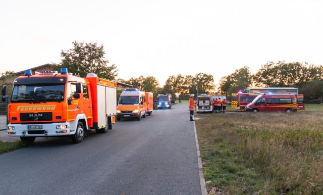 Gefahrgutzug Nord übt in Wriedel Gefahrgutzug Nord übt in Wriedel