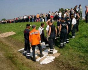 Hochwassereinsatz an der Elbe